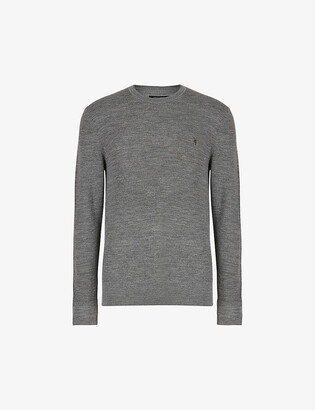 all saints grey sweater