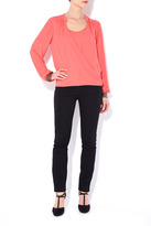 Thumbnail for your product : Wallis Coral Embellished Wrap Top