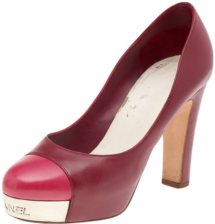 Chanel Block Heel Women's Pumps Shop the world's largest collection of fashion | ShopStyle