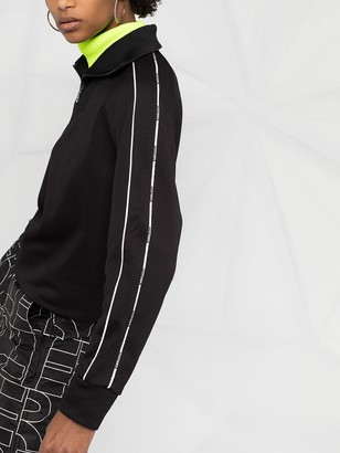 Moncler Side-Stripe Zipped Sweatshirt