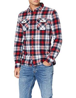 Superdry Men's Classic Lumberjack Shirt Casual,18 (Size: )