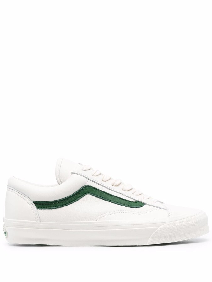 Mens White Leather Vans | Shop the world's largest collection of fashion |  ShopStyle