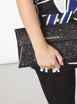 Thumbnail for your product : Dorothy Perkins Black Tuck Bar Clutch