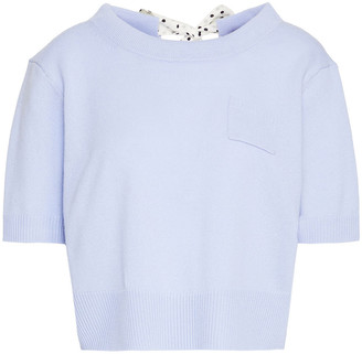 Altuzarra Cropped Wool And Cashmere-blend Top