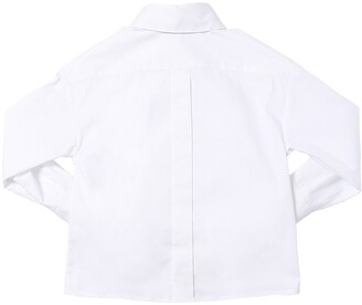 Dolce & Gabbana Stretch Cotton Blend Poplin Shirt