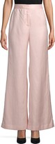 Thumbnail for your product : Donna Karan Linen-Blend Wide Trousers