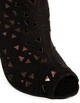 Thumbnail for your product : Carvela Gabby Black Laser Cut Out Heeled Shoe Boots