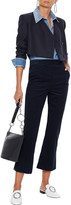 Thumbnail for your product : Frame Striped Cotton-blend Bootcut Pants