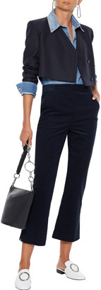 Frame Striped Cotton-blend Bootcut Pants