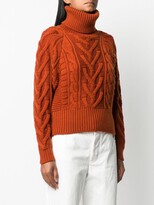 Thumbnail for your product : Dolce & Gabbana Cable-Knit Rollneck Jumper