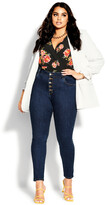 Thumbnail for your product : City Chic Harley Classic Skinny Jean - mid denim