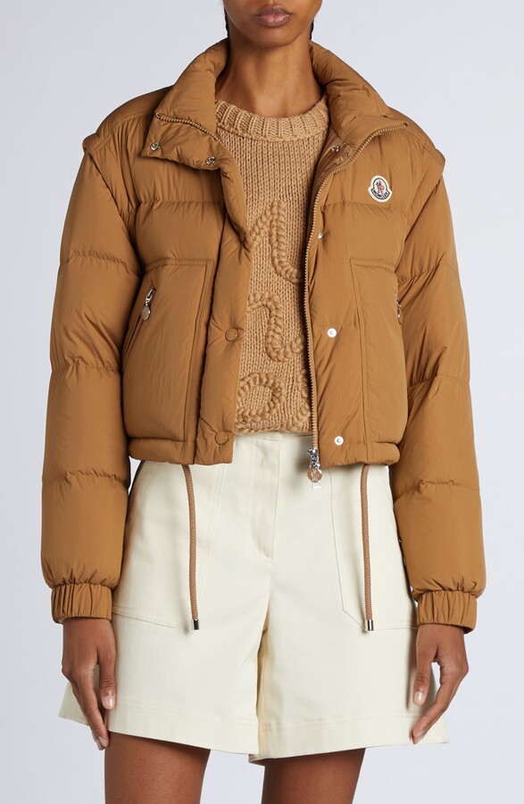 Moncler Selle Convertible Down Puffer Jacket