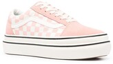 Thumbnail for your product : Vans Pink Checkerboard Signature Chunky Trainers