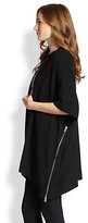 Thumbnail for your product : Search Results, MILLY Shaker Cashemre & Angora-Blend Zip Sweater