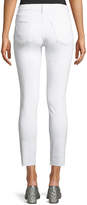Thumbnail for your product : Hudson Barbara High-Waist Super-Skinny Ankle Jeans with Raw Hem