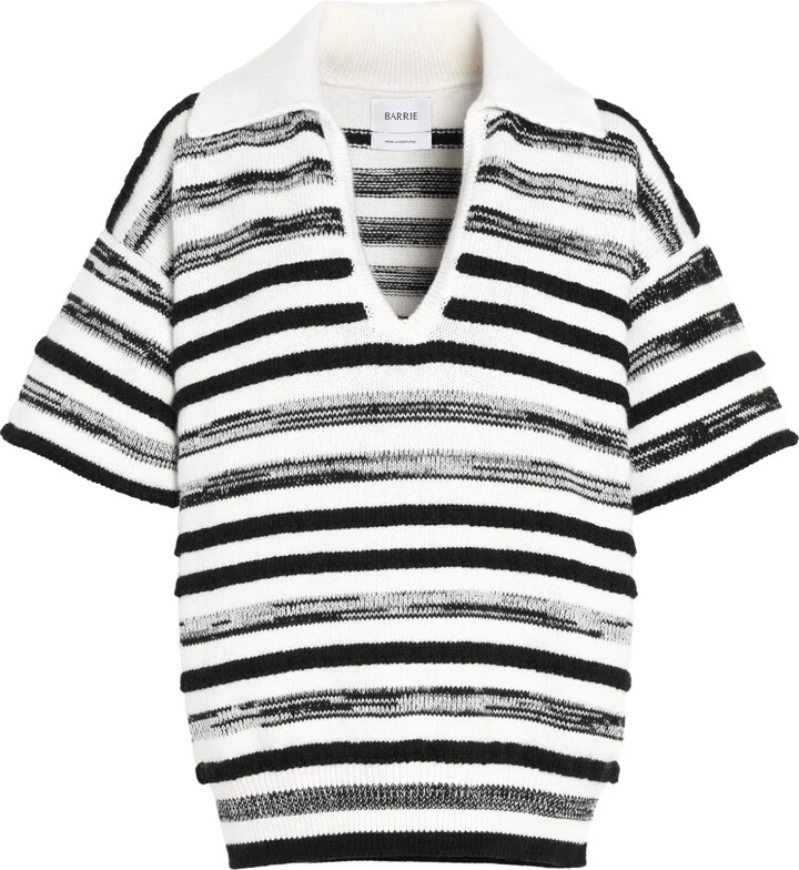 Barrie Striped Polo Top
