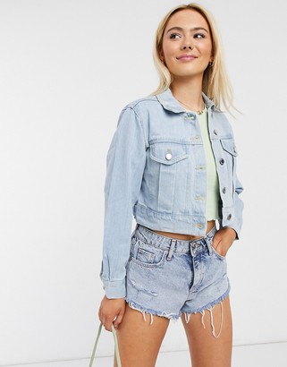 miss selfridge frayed tassel denim jacket