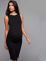 Thumbnail for your product : A Pea in the Pod Back Interest Ruched Maternity Dress