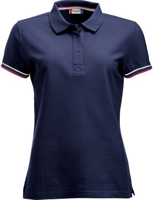 Clique Para Colorblock Lady Polo Shirt - Navy/White - M - ShopStyle