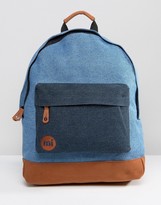 Thumbnail for your product : Mi-Pac Mi Pac Classic Denim Bacpack With Contrast Tan