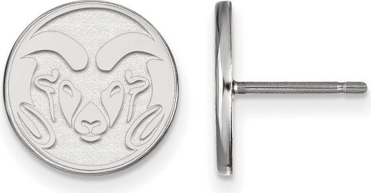 Black Bow Jewelry Co. BlackBowJewelrySterlingSilverColoradoStateRamsNCAADiscSmallPostEarrings