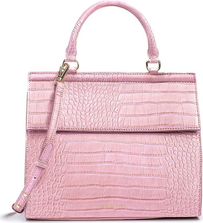 Pink Crocodile Bag | Shop The Largest Collection | ShopStyle