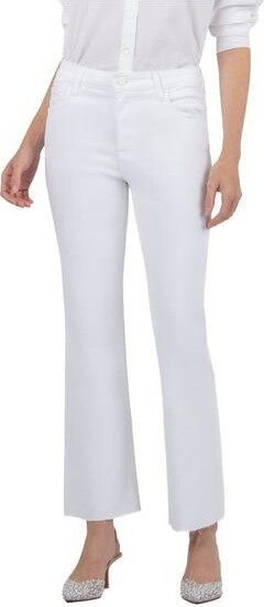 KUT from the Kloth Women's Kelsey Ankle Flare Jeans Optic White 0 27