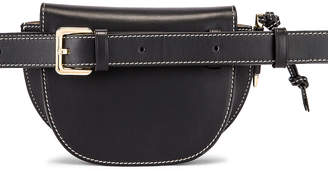 Loewe Mini Gate Bum Bag in Black | FWRD