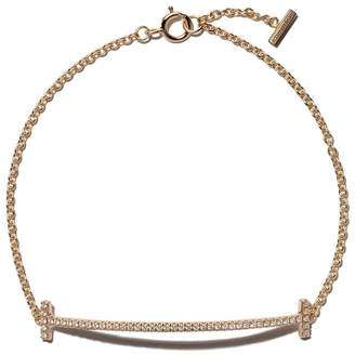 Tiffany & Co. & Co 18kt yellow gold T smile diamond bracelet