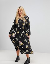 Thumbnail for your product : Alice & You Smock Dress In Sparse Floral