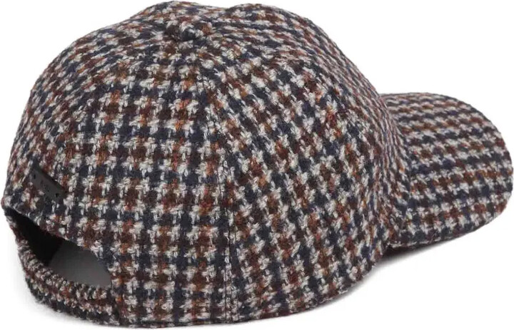 Fedeli Houndstooth Wool Hat ShopStyle