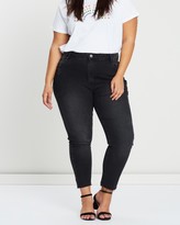 Thumbnail for your product : Cotton On Curve - Women's Black Crop - Curve Taylor Mom Jeans - Size 20 at The Iconic