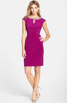 Thumbnail for your product : Alex Evenings Embellished Neck Jersey Sheath Dress (Regular & Petite)