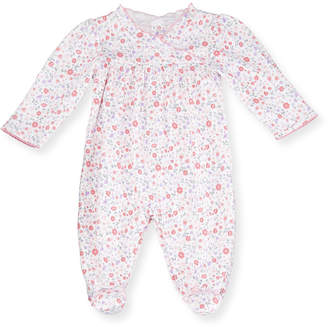 Kissy Kissy Fall Blossoms Pima Footie Pajamas, Pink, Size Newborn-9 Months