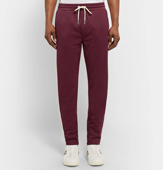 Moncler Slim-Fit Striped Jersey Sweatpants