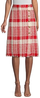 Escada Reeat Fringe Tweed Skirt