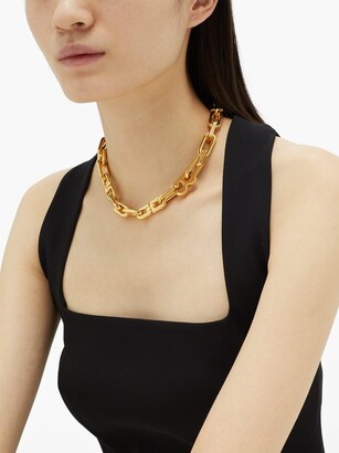 Balenciaga B-logo Chain-link Necklace