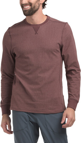 TJMAXX Super Soft Ribbed Dorito Crew Top For Men, Spandex/Polyester