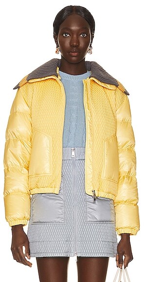Moncler Yellow Women's Outerwear | Shop the world's largest collection of  fashion | ShopStyle