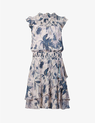 AllSaints Caylan Harris floral mini dress