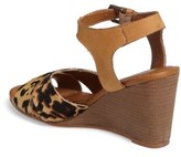 Thumbnail for your product : Naughty Monkey Women's Agyness Genuine Calf Hair Wedge Sandal