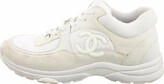 Thumbnail for your product : Chanel Interlocking CC Logo Suede Sneakers