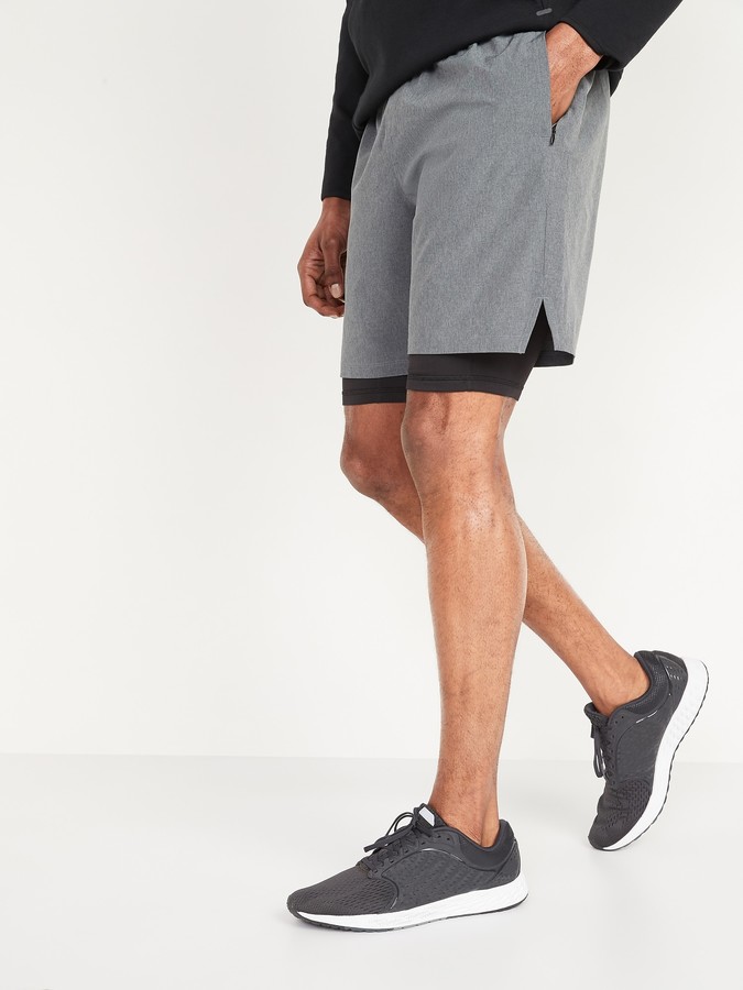 navy base layer shorts