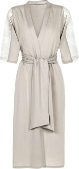 Togas Estelle Cotton Blend Mid-Calf Bathrobe