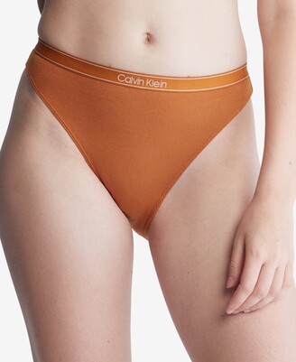Calvin Klein Women's Pure Ribbed Cheeky Bikini Underwear QF6443 - ShopStyle  Panties