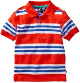 Thumbnail for your product : Nautica Short Sleeve Striped Pique Polo Shirt (Little Boys)