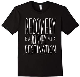 Recovery is a journey T Shirt - Sobriety Gift