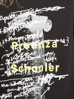 Thumbnail for your product : Proenza Schouler White Label PSWL column print short sleeve T-shirt