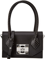 Thumbnail for your product : Salar Milano Kio Dots Leather Shoulder Bag