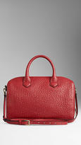 Thumbnail for your product : Burberry Medium Signature Grain Leather Bowling Bag
